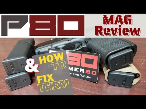 P80 Glock Style Magazine Review: & How to fix them!