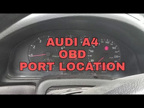 Audi A4 B5 8D 1994-2001 OBD2 Port Location 👨‍🔧🚗