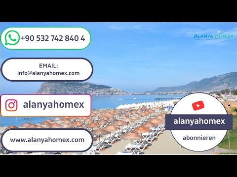 104 - IKAMET - 50m zum Meer, 3-Zimmer Wohnung in Oba, Alanya #alanya #türkiye #auswandern #türkei