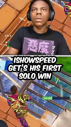 iShowSpeed Get's His First FORTNITE Win | IShowSpeed