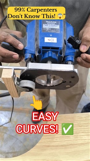 The Ultimate Carpentry Hack: DIY Roller Router Guide! 🪚 #shorts #woodworking #diy #viral