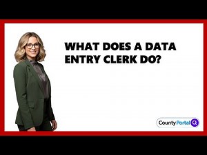 What Does A Data Entry Clerk Do?