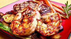 Teppanyaki steak and shrimp recipe