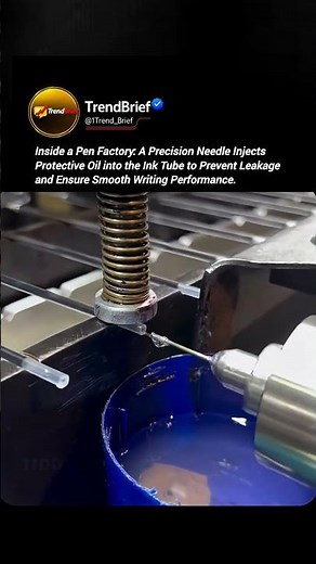 How Pens Are Made Without Ink Leakage 🖊️