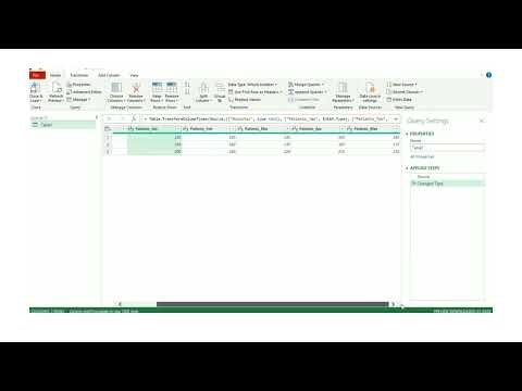 Transposing Data in Power Query A Step by Step Guide