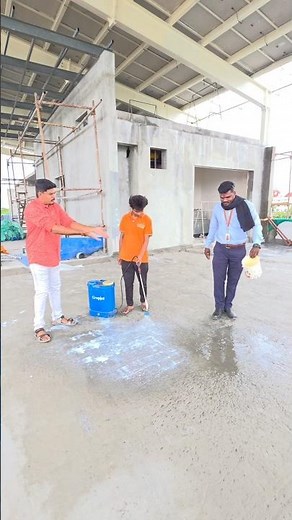 🏠🚿 வீடு மாடிக்கு Magic Waterproofing ah 🤷 #waterproof #terrace