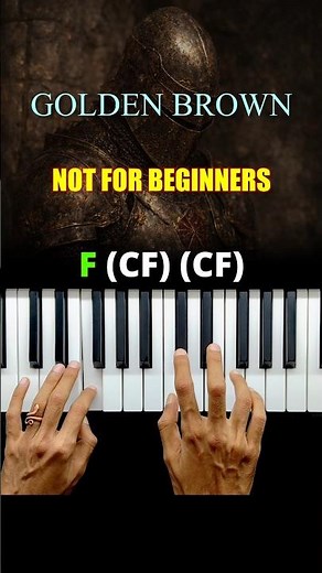 "GOLDEN BROWN" (Hard) Piano Tutorial