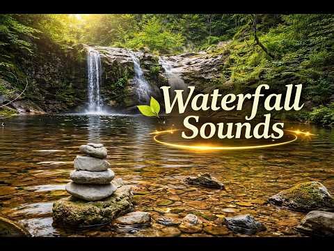 Waterfall Sounds for Sleep | Relaxing Nature Ambience