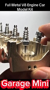 Part 1: Full Metal V8 Engine Car Model Kit #buildengine #engine #diy #engine_kit #craft @followers | Garage Mini