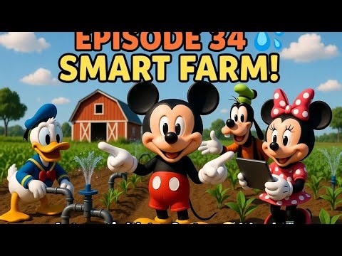 Mickey Mouse a Farmer 🌾 Episode 34: “The Smart Irrigation System!” | Modern Farm Upgrade