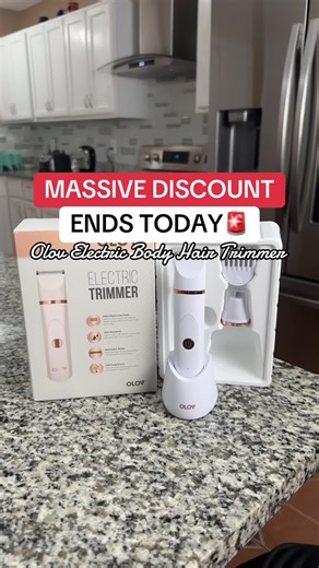 Olov Electric Body Hair Trimmer Deals for Holiday Haul