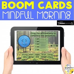 Mindfulness Morning Routine BOOM CARDS Digital Activity