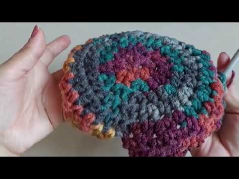 LEFT HAND /Crochet BONNET HAT tutorial* Simple crochet balaclava/snood/hoodie