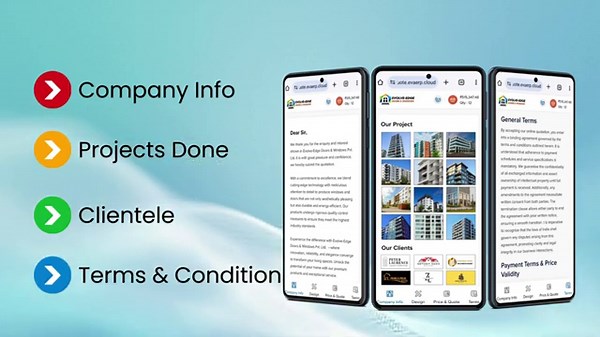 Smart Quote | Aluminium & UPVC Window Quotation Software | EvA Software