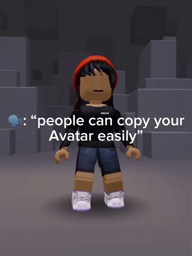 🗣️: “people can copy your avatar easily” #robloxshorts