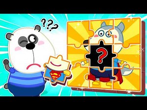Plays With Magic Puzzles to Assemble Wolfoo! Funny Stories | Cartoon for Kids | Wolfoo Channel