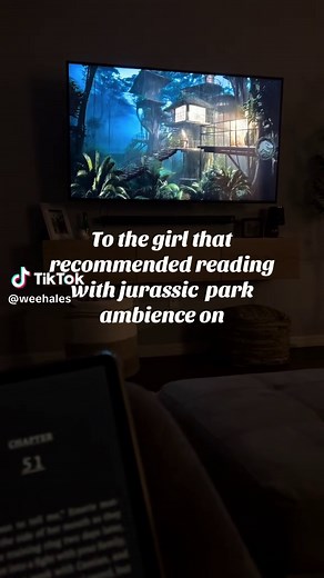 Best Cozy Reading Experience with Jurassic Park Ambience