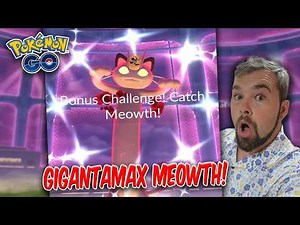 28 Shiny Gigantamax Meowth Battles & THIS IS What We Got! (Pokémon GO)