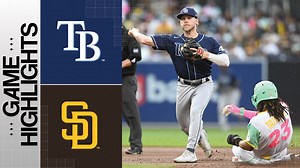 Rays vs. Padres Highlights