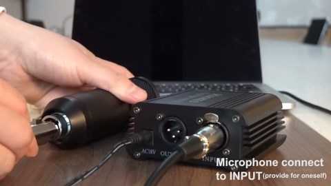 Aokeo 1-Channel 48V Phantom Power Supply with Adapter, Bonus+XLR 3 Pin Microphone Cable for Any Condenser Microphone Music Recording Equipment