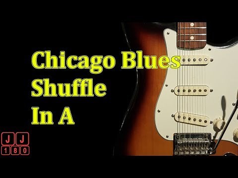 Chicago Shuffle In A - 12 Bar Blues Backing Track In A