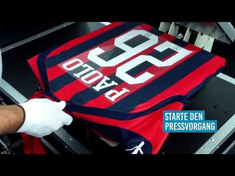 Bedrucken eines Fußball-Trikots mit 123Flex