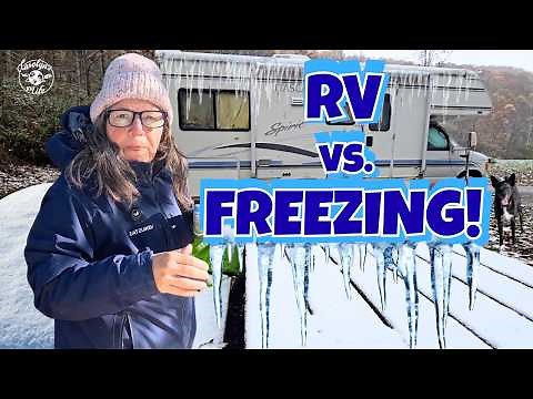 My RV vs. an Arctic Blast 🥶 — What It Takes to Stay Warm Below Freezing