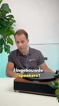 Wat is het verschil tussen een platenspeler met en zonder ingebouwde speakers?🎶