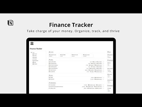 Creating a Powerful Finance Tracker in Notion: Comprehensive Template Step by Step Tutorial