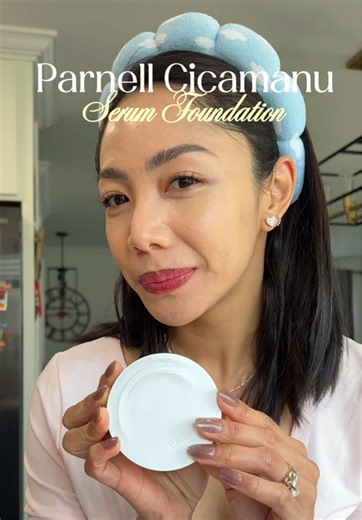 Today I try a cushion foundation that promises skincare benefits. I show the shade, finish, and texture up close to judge the claims. Can a makeup product actually nourish skin while providing coverage? #foundationreview #cushionfoundation #glowylook #softmakeup #parnellcushion @Parnell US @parnell_influencers