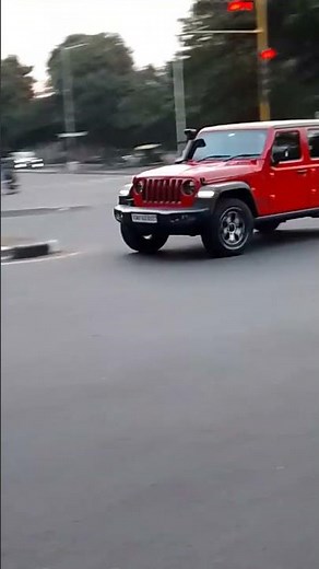 Jeep Wrangler Rubicon Red colour #shorts