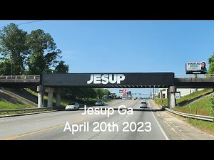 Jesup Ga US Hwy 301N Apr 20th 2024 #travelvlog #Jesupdrivingtour #drive #video #automobile #tourism