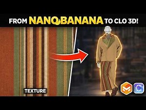 Stop Buying Fabric Textures! Create Your Own with NanoBanana + CLO 3D