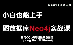 （15节课全干货教程）手把手带你撸【高性能图数据库Neo4j】积累项目实战经验