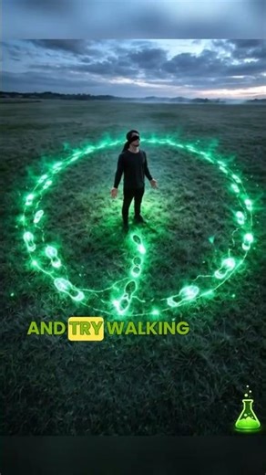 Why You CAN’T Walk in a Straight Line 🚶‍♂️🚫 #science #space #facts #shorts #humanbody #physics