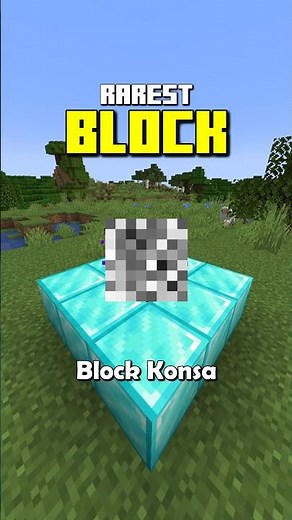 What is the Rarest Block in Minecraft? 😯