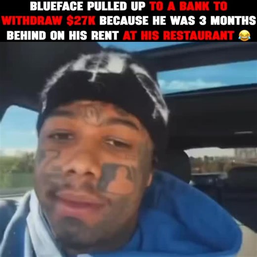 The Hip Hop Lab (New Page) on Instagram: "#blueface had to pay $27K after he got 3 months behind on his rent at his restaurant"
