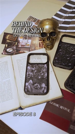 OtterBox on Instagram: "Behind the Design: Gothic Revival. 🖤 We're taking you beyond Halloween with cases that can slay all year. Think gothic punk vibes, dark woody themes, and edgy patterns.​ Which case speaks to your inner rebel? ​ Cases featured in Symmetry Series Gothic Revival Collection:​ 🪾 Evening Twilight​ 🥀 Overgrown​ 🐍 Dark Serpent​ #OtterBox #MadeForYes #PhoneCase"
