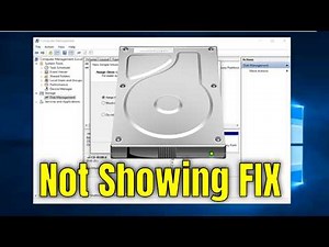 How To Fix Internal Hard Drive Not Showing Up HDD - Full Guide