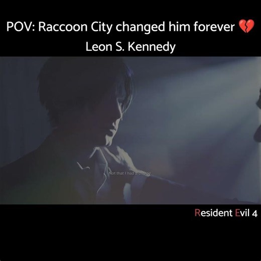 POV: Raccoon City Changed Him Forever. 💔 | Resident Evil 4 Remake #residentevil4 #ps5 #residentevil