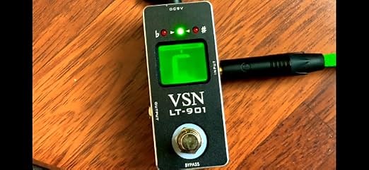 VSN Tuner Pedal Guitar Chromatic Pedal for High Precision 
