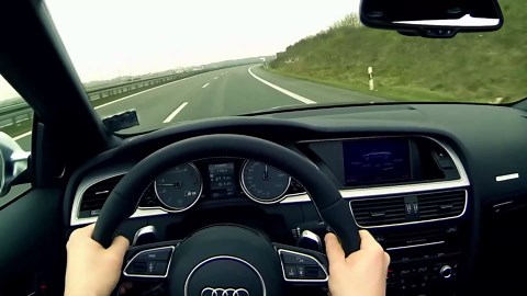 Audi S5 POV Acceleration 🚀 Kickdown & Onboard Sound | Autobahn Drive