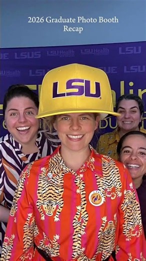 LSU Online's Spring 2026 Graduation Reception Photo Booth!