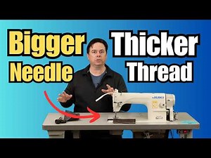Juki DDL 8700 Use a Bigger Needle and Thicker Thread than Ever Before