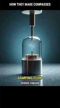 Compass Needles Spin on RUBY Bearings Filled with Damping Fluid 🧭