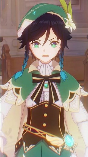 【原神】ボクの忠実なる信者よ、今、君の目の前にいるのが—— #原神 #ウェンティ#原神LunaIII