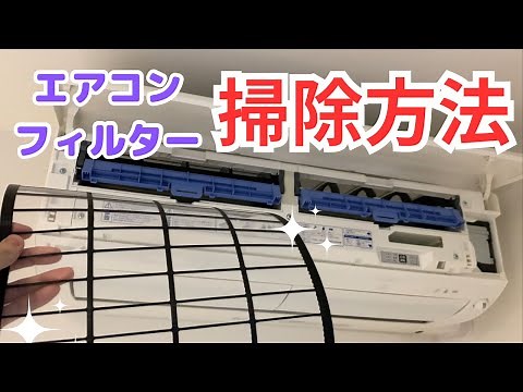Air conditioner filter cleaning method