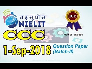 CCC : 1-Sep-2018 ,Original Paper