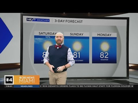 The beginning of spring is bringing warm, sunny weather to South Florida