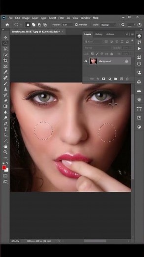 How to add makeup on face in photoshop